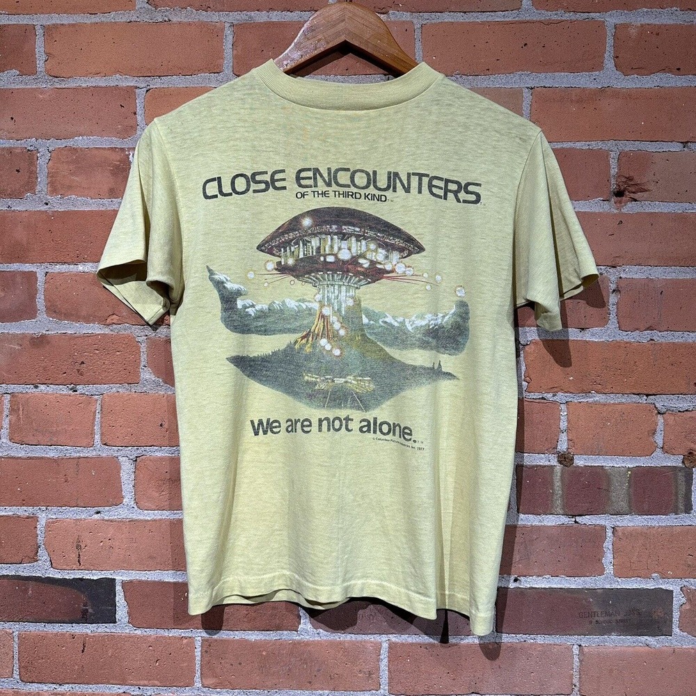 Vintage Close Encounters Of The Third Kind Movie Promo 1977 T Shirt Adult Small